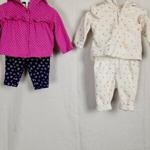 Newborn Girl's Carter's 6 piece Bundle